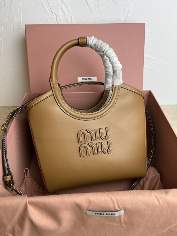 Miumiu launches new IVY basket cowhide leather handbag M-288 A