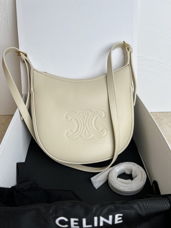 Celine New Small HELOISE HOBO Underarm white
