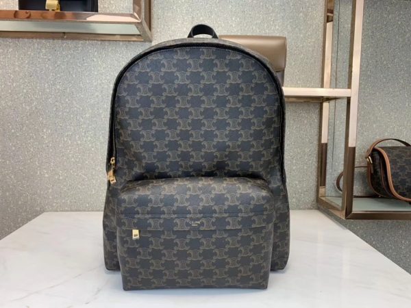 CELINE New TRIOMPHE Medium Backpack in Calfskin