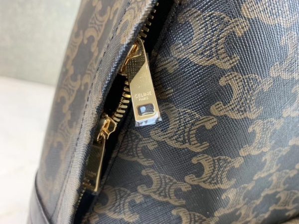 CELINE New TRIOMPHE Medium Backpack in Calfskin - Image 5