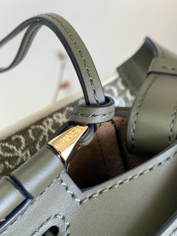 Loewe new Gate embroidered woven wide shoulder strap saddle bag B - Image 6