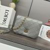 Loewe pleated shiny nappa leather Puffer Goya handbag B