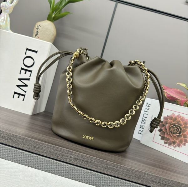 Loewe Flamenco Purse Bucket Bag in Soft Nappa Leather A