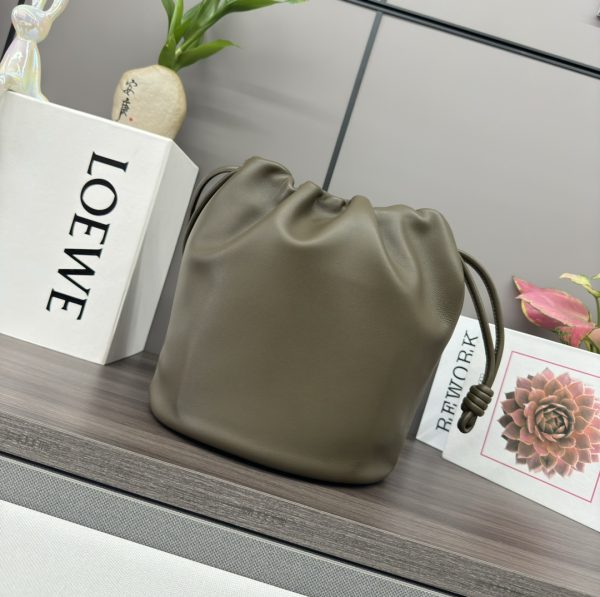Loewe Flamenco Purse Bucket Bag in Soft Nappa Leather A - Image 3