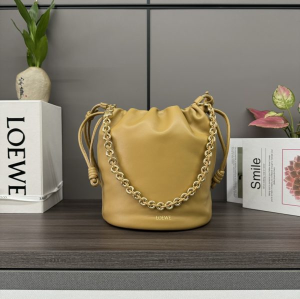 Loewe Flamenco Purse Bucket Bag in Soft Nappa Leather D