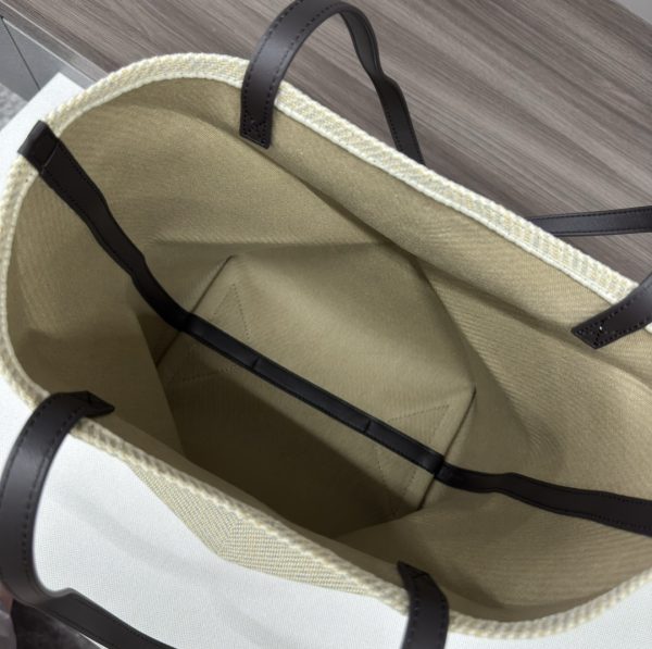 Loewe New Small Cotton Jacquard Puzzle Fold Handbag - Image 9