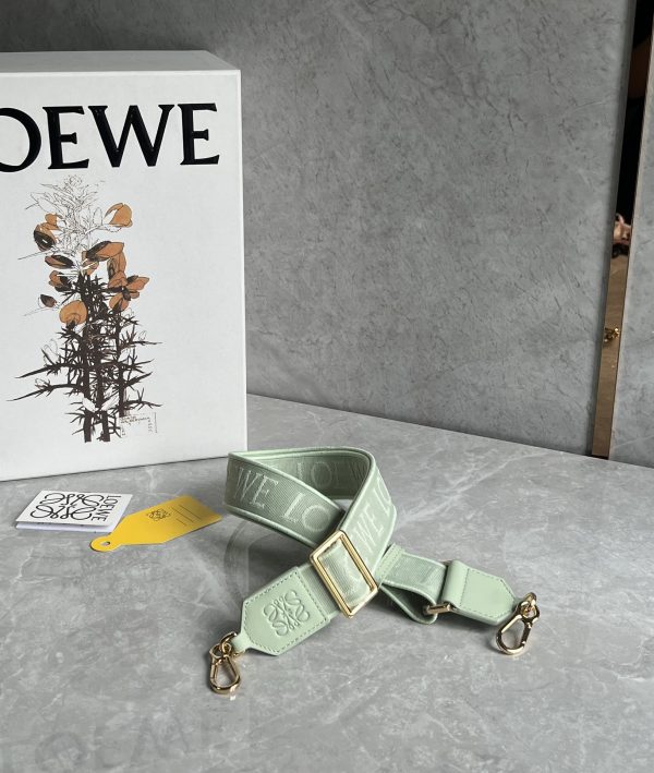 Loewe puzzle satin leather Anagram embroidered shoulder strap A - Image 7