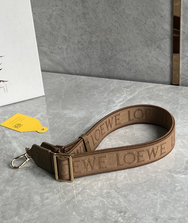Loewe puzzle satin leather Anagram embroidered shoulder strap B - Image 9