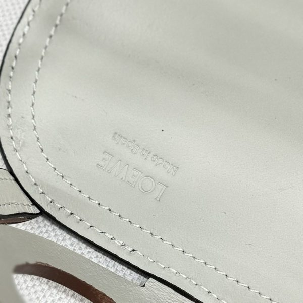 Loewe's new small hollow cowhide leather Anagram Tote handbag A - Image 7