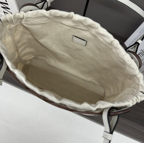 Loewe's new small hollow cowhide leather Anagram Tote handbag A - Image 8