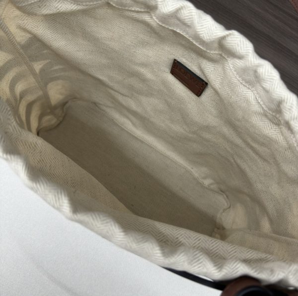 Loewe’s new small hollow cowhide leather Anagram Tote handbag C - Image 8