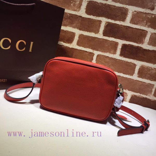 Gucci ~Quality, goods, actual item, model number 308364, orange red size, width 21x height 1 8q60zl3v - Image 4