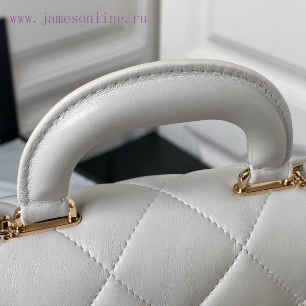 Chanel Bag The new Chanel 24c AS4543 handle cover is wrapped in oil wax leather, with a glos ie4s2xu7 - Image 5