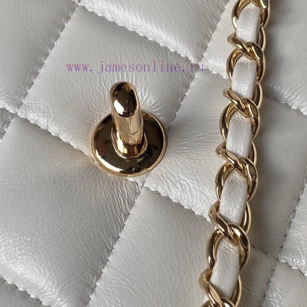 Chanel Bag The new Chanel 24c AS4543 handle cover is wrapped in oil wax leather, with a glos ie4s2xu7 - Image 7