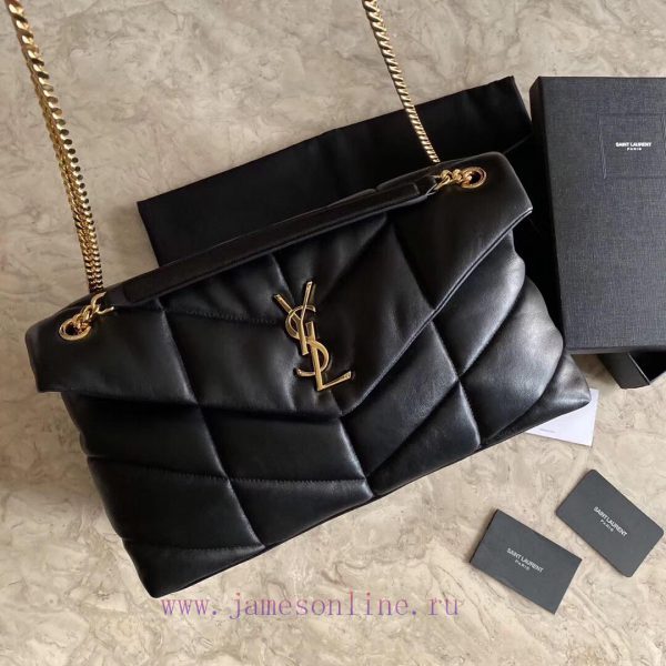Saint Laurent Paris new model can be folded back, single shoulder, quilted lambskin bag colo ignohgc4