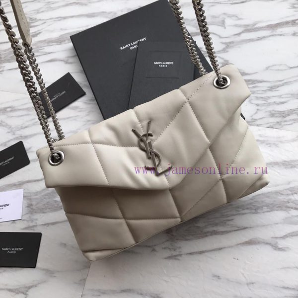 Saint Laurent Paris new model can be folded back, single shoulder, quilted lambskin bag colo sqowrird