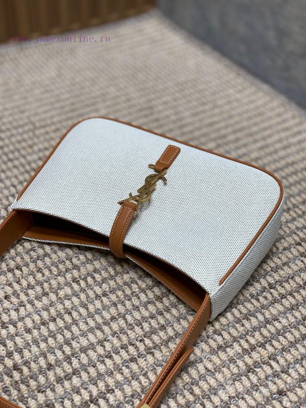 2023 Spring/Summer YSL New Underarm Bag with Minimalist Appearance and Logo, Simple and Beau w5u1eodq - Image 5