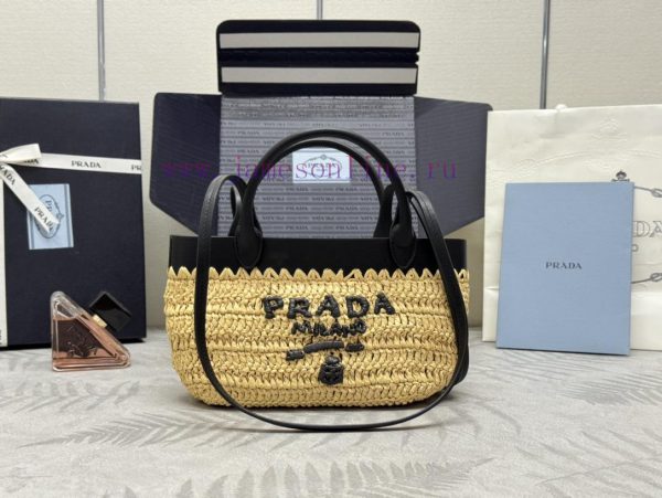 The new grass woven tote bag 1bg501, a small woven fabric tote bag with soft material, is a fuu5hgzj