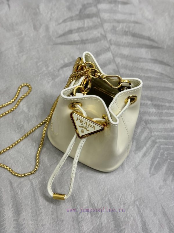 , (complete set of paired packaging, customized), new color patent leather small water bucken50qtc83 - Image 5