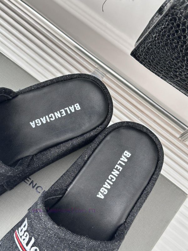 Balenciaga | Balenciaga 24SSpring and summer new thick soled slippersThe correct original veezesqnb8 - Image 9