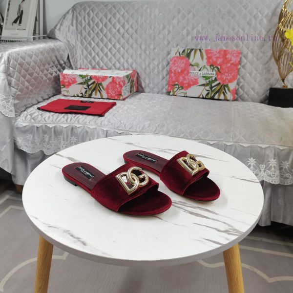 New Top DG2024 official website synchronized new hollow DG buckle flat slippersPerfect atten8m7jms8y - Image 2