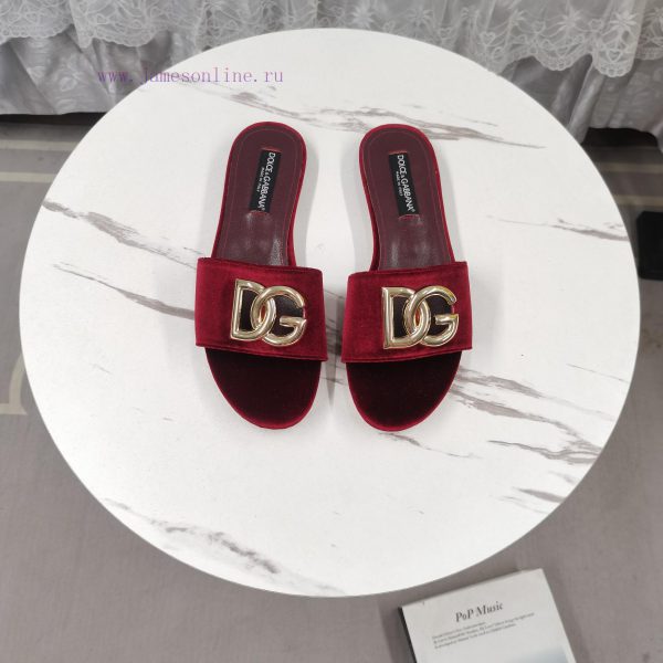 New Top DG2024 official website synchronized new hollow DG buckle flat slippersPerfect atten8m7jms8y - Image 3
