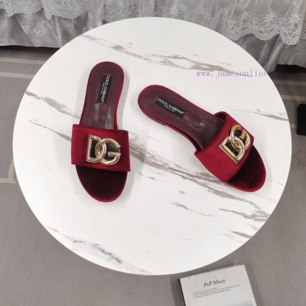 New Top DG2024 official website synchronized new hollow DG buckle flat slippersPerfect atten8m7jms8y - Image 4