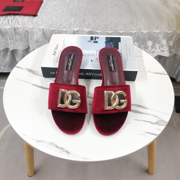New Top DG2024 official website synchronized new hollow DG buckle flat slippersPerfect atten8m7jms8y - Image 5