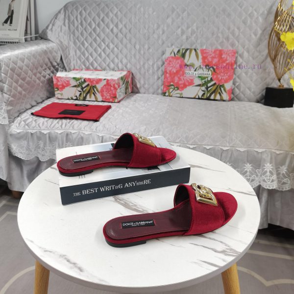 New Top DG2024 official website synchronized new hollow DG buckle flat slippersPerfect atten8m7jms8y - Image 9
