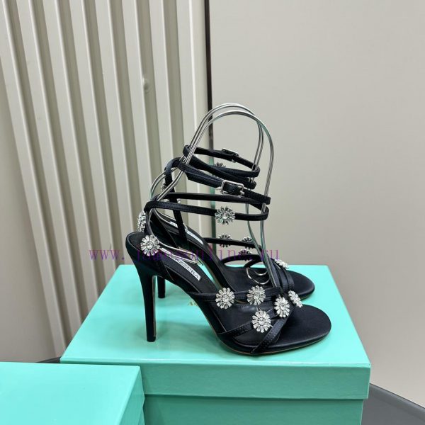 The mostAQUAZURA Big Pineapple Water Diamond Decorative High Heels2024 Summer Water Diamond 30m86na4 - Image 6