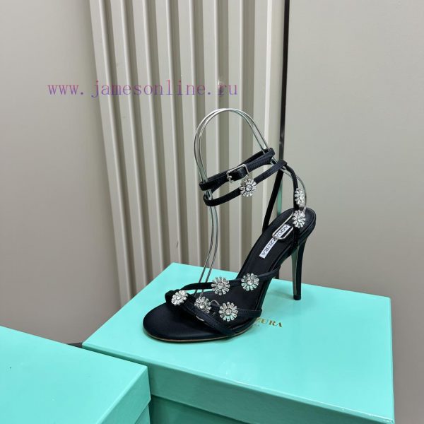 The mostAQUAZURA Big Pineapple Water Diamond Decorative High Heels2024 Summer Water Diamond 30m86na4 - Image 7