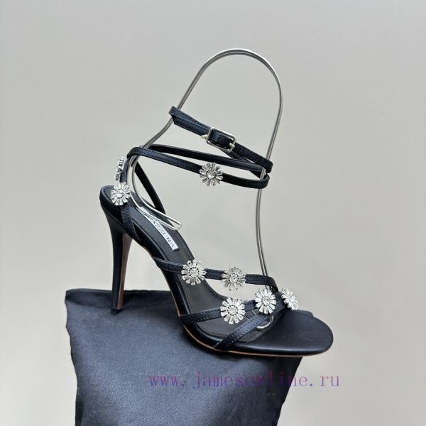 The mostAQUAZURA Big Pineapple Water Diamond Decorative High Heels2024 Summer Water Diamond 30m86na4 - Image 8