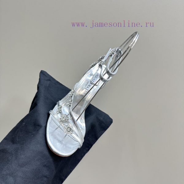 The mostAQUAZURA Big Pineapple Water Diamond Decorative High Heels2024 Summer Water Diamond vbgfmrat - Image 9