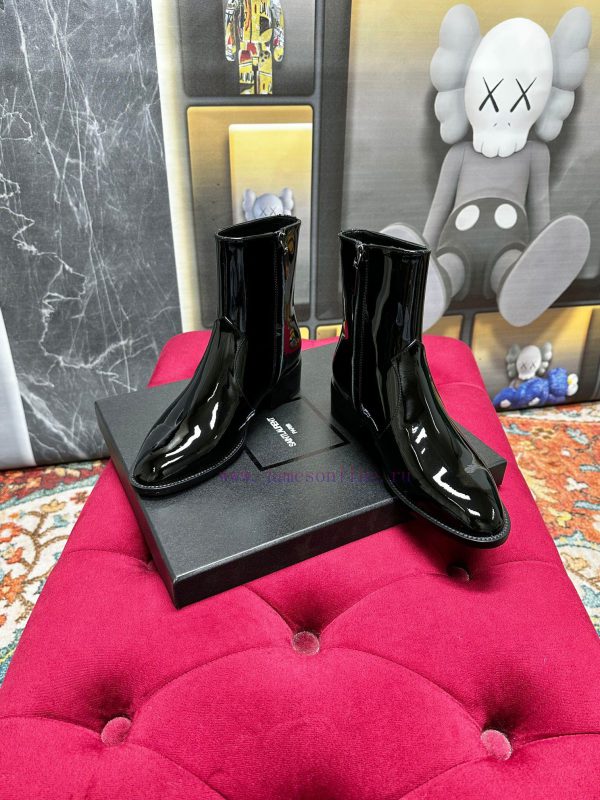 ️——Saint Laurent YSL One Belt Sleeve Short Boots Martin Boot SeriesTop tier fashion show serudw1os97 - Image 4