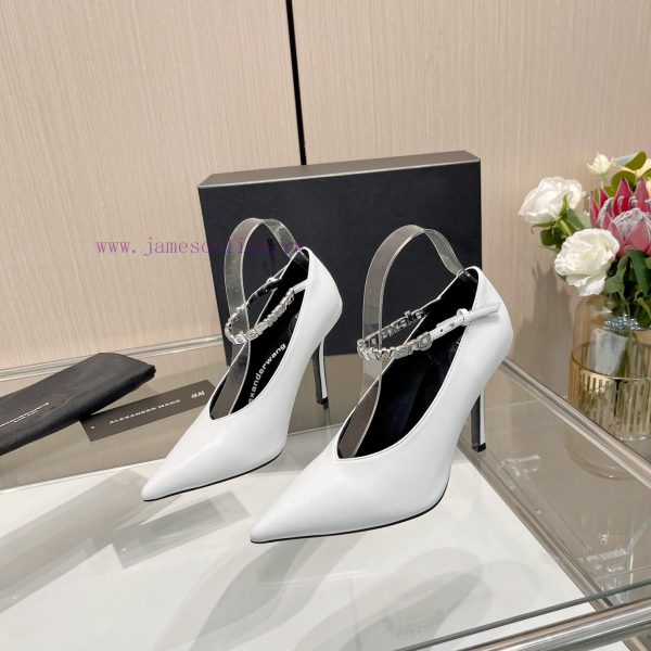 Alexander Wang's 2024 New High Heels for Women's Luxury Alexandra Wang Original 11 MaterialTri0e7mwe - Image 4