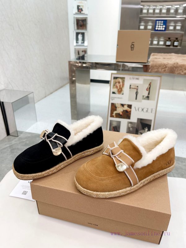 ??? ◾ 2023 new model ◾ Winter new fur shoes with a butterfly knot decoration on the instep, i8d1yhbl