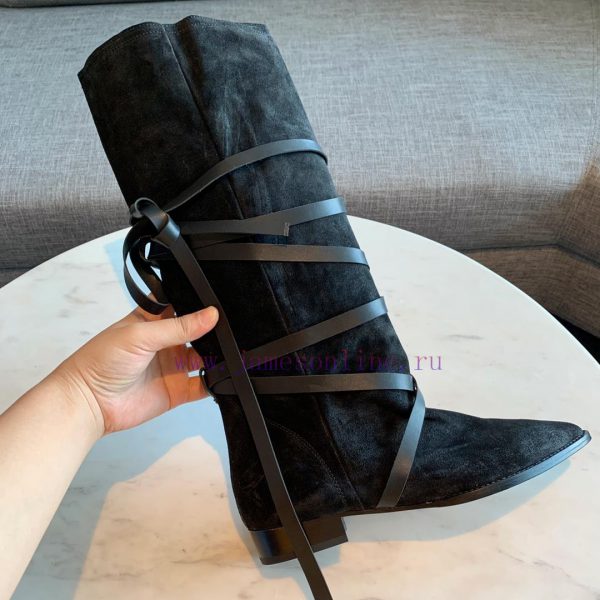 ISABEL MARANT strap boots are here for summer wear. A pair of legendary retro boot strap deshf68wgzg - Image 4