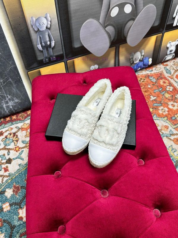 ️  CHANEL 2023 Autumn/Winter New Fisherman's Shoes Top End Inner Footrests Made of Original adj37qch