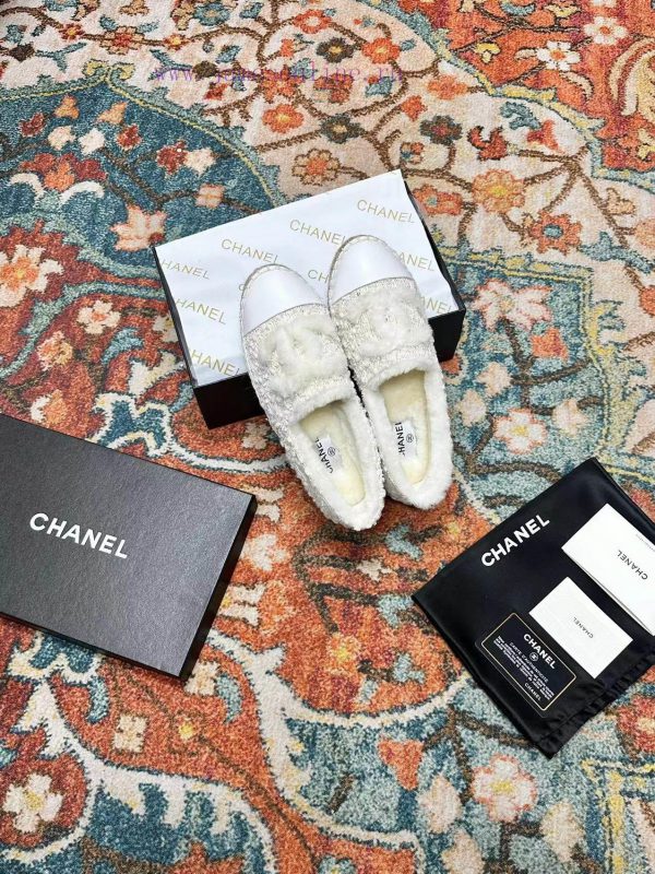 ️  CHANEL 2023 Autumn/Winter New Fisherman's Shoes Top End Inner Footrests Made of Original adj37qch - Image 8