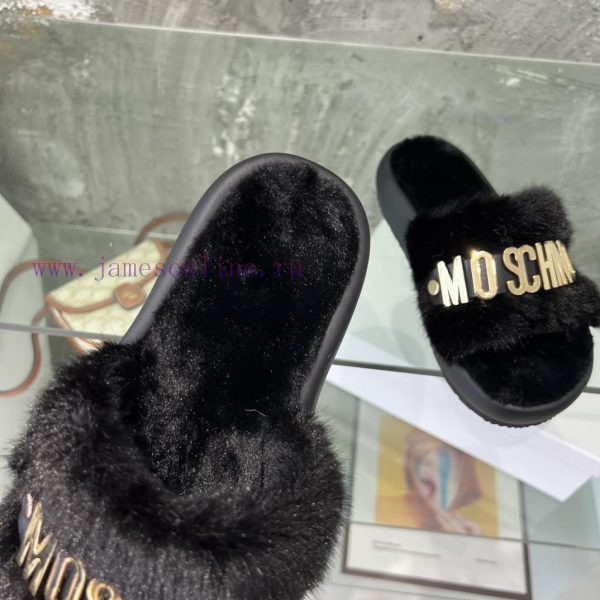 Moschino Mao Mao Slippers ️️ High end Lazy Slippers Released Across the Internet ?  Elegant qb7ybha4 - Image 6
