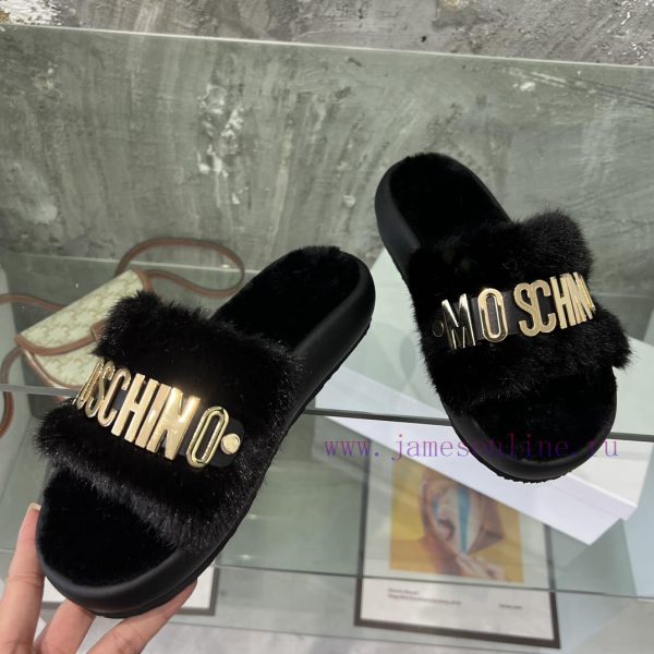 Moschino Mao Mao Slippers ️️ High end Lazy Slippers Released Across the Internet ?  Elegant qb7ybha4 - Image 7
