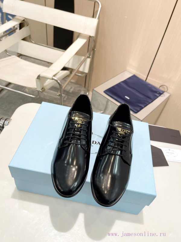 Top leather sole Prada launches new single shoe for 2024 early spring collection——————————PRfzgmewqt