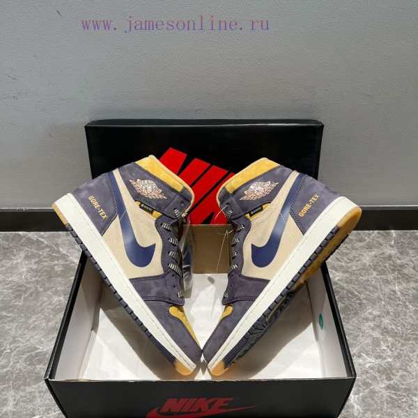 The Jordan Air Jordan 1 Element Gore Tex "Sky J Purple" high cut blue brown color scheme use8yz83vnq - Image 6
