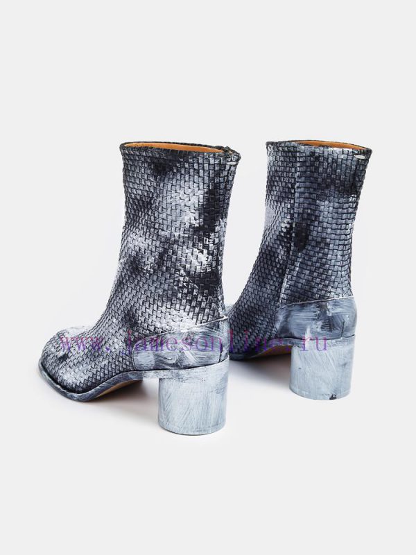 Maison Margiela 24 Early Spring New Knitted 6cm Split Toe Short Boots, Original One to One Crm6i8485 - Image 4