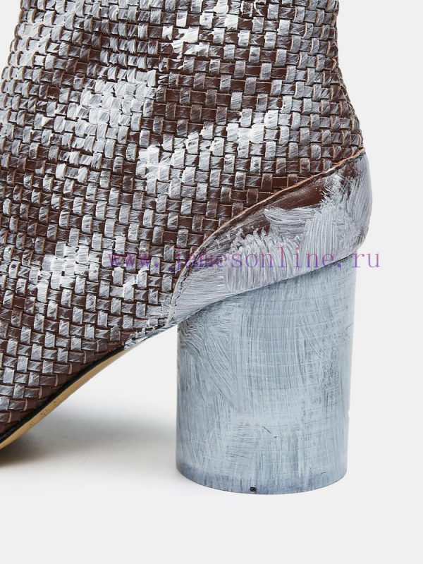 Maison Margiela 24 Early Spring New Knitted 8cm Split Toe Short Boots, Original One to One Cn4qluskr - Image 9