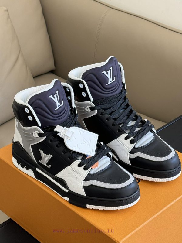 Trainer High Top 24 Color Male SizeSuper cool and stylish sports style, made of calf leatherk7y2fax3 - Image 3