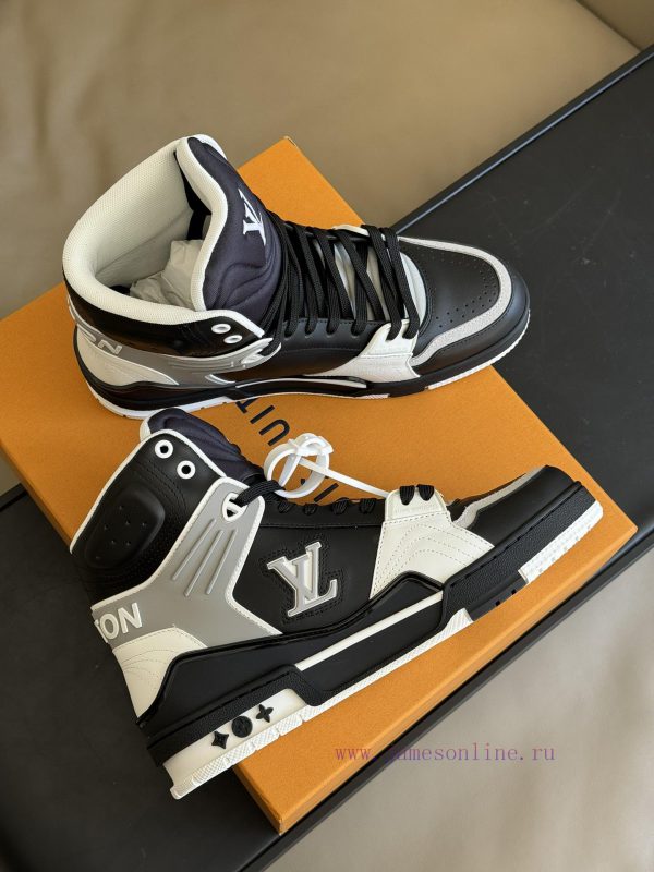 Trainer High Top 24 Color Male SizeSuper cool and stylish sports style, made of calf leatherk7y2fax3 - Image 6
