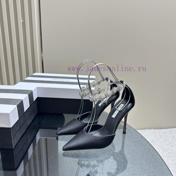 The mostAQUAZURA Big Pineapple Water Diamond Decorative High Heels2023 Spring/Summer Water Dgrwmdy4m