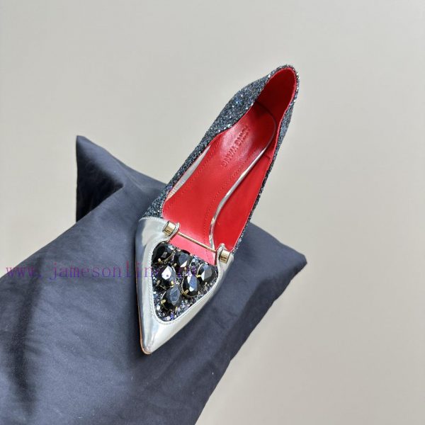 Hot selling ABING WANG rhinestone high heelsOn the basis of this, sparkling crystal embellisy2sc00yr - Image 9