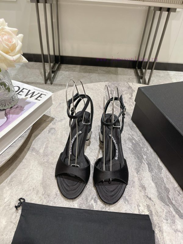 Alexander Wang King's 24 Spring/Summer New Product King Lolita High Heels Open One Strap/Fis34zpjvn6